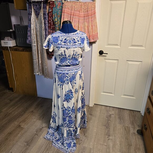 Spell & the Gypsy Collective Hotel Paradiso Gown, Bluebird, S, EUC - Picture 6 of 9